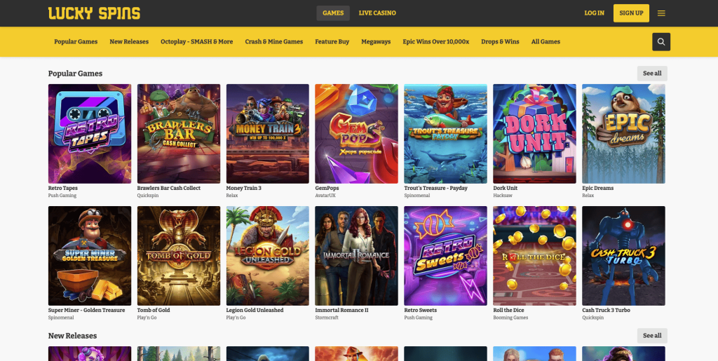 Lucky Spins Casino Slots