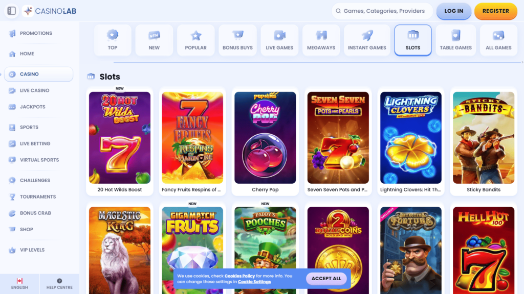 Casinolab casino slots