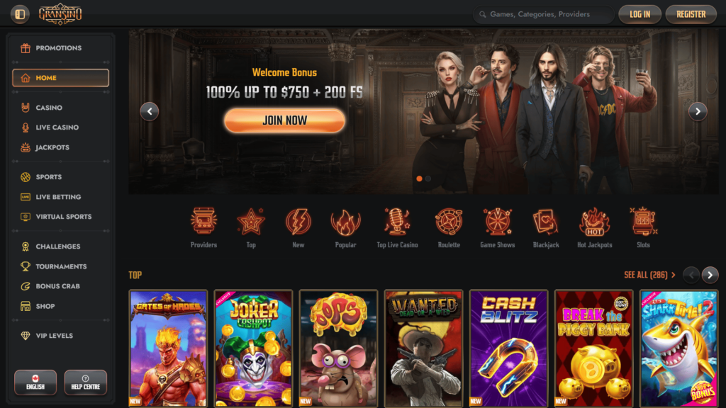 Gransino casino Canada