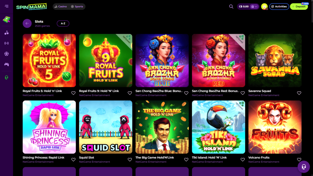 Spinmama casino slots