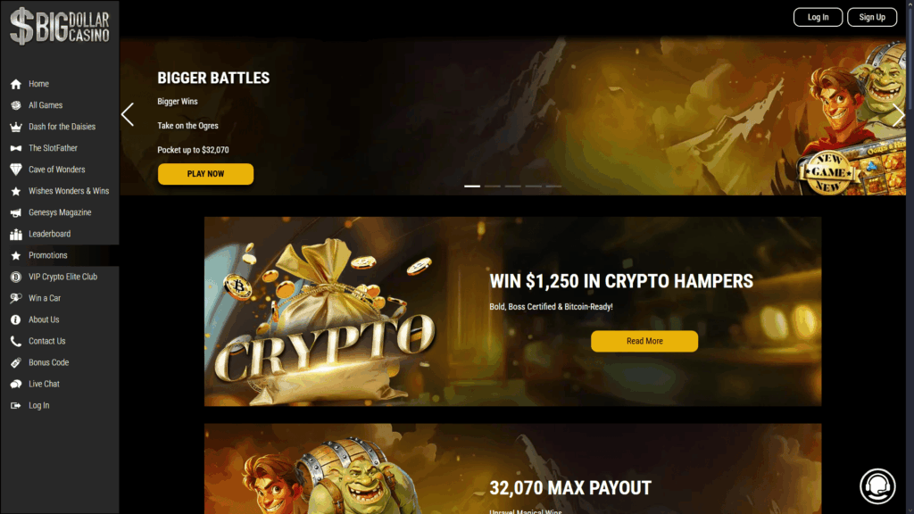 Big Dollar casino bonuses