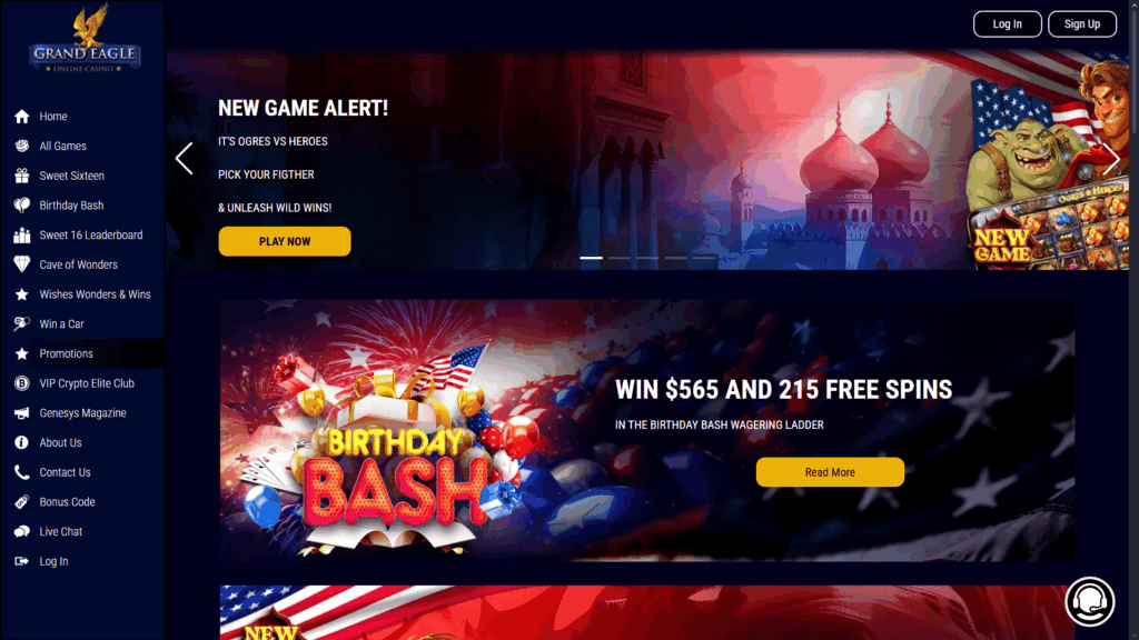 Grand Eagle casino bonuses