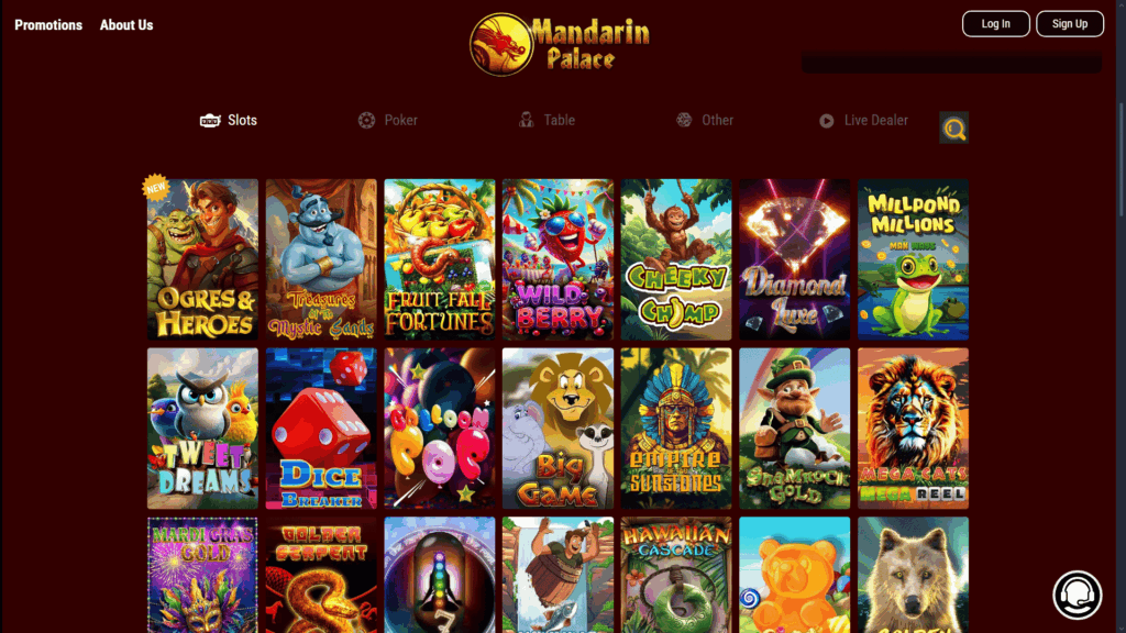 Mandarin Palace casino slots