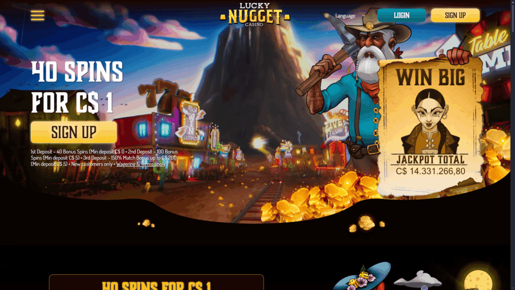 Lucky Nugget casino Canada