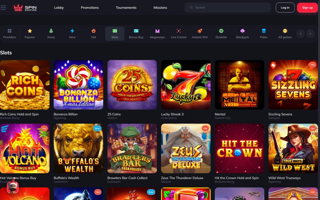Spin Empire casino slots