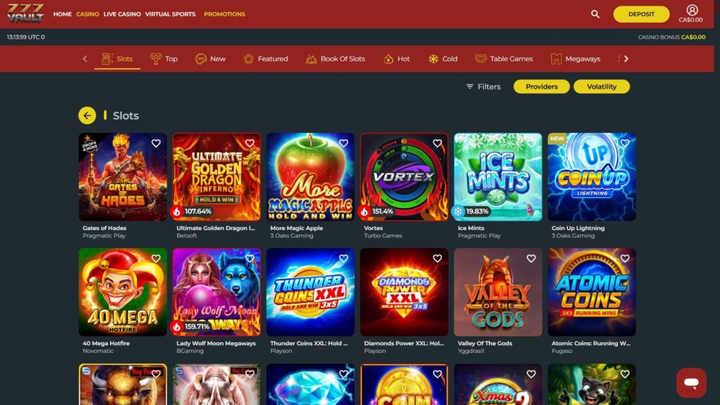 777Vault casino slots