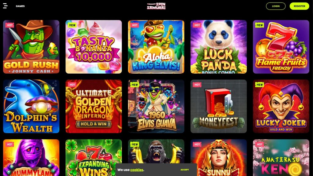 Spin Samurai casino slots
