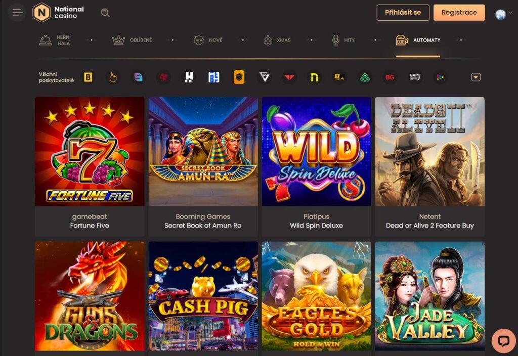 National Casino automaty