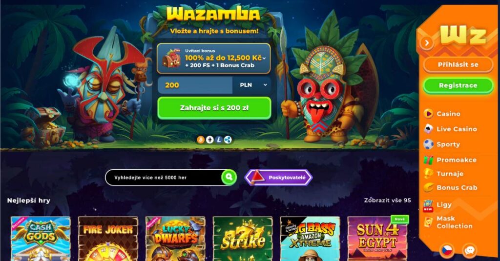 Wazamba hlavni stranka