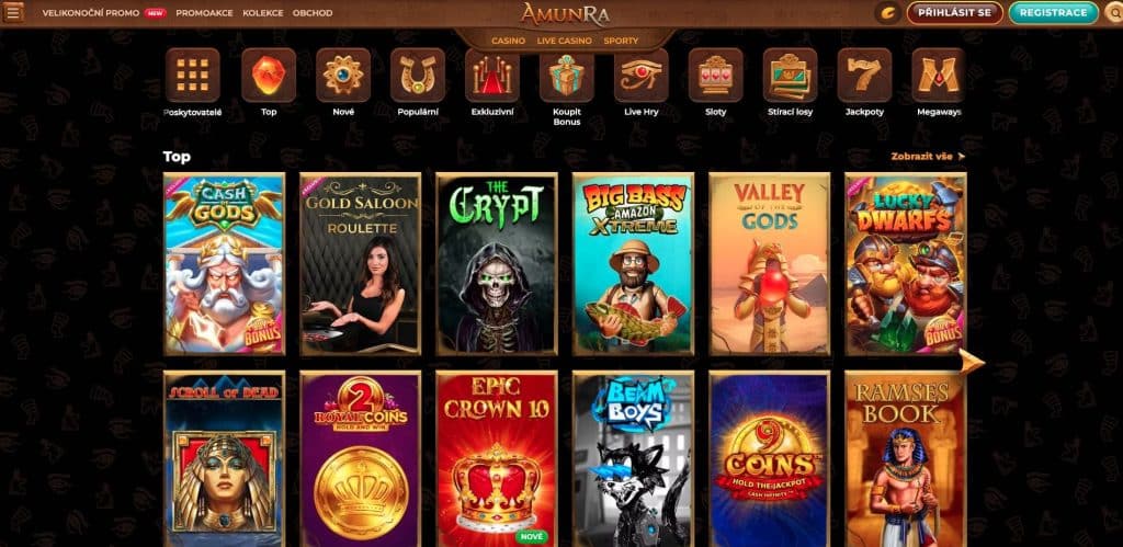 AmunRa casino sloty