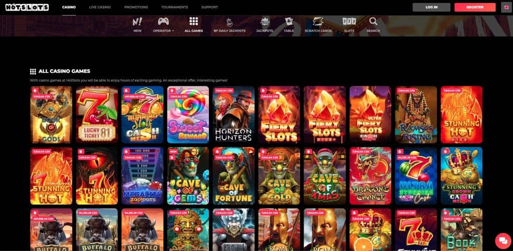 HotSlots hrací automaty