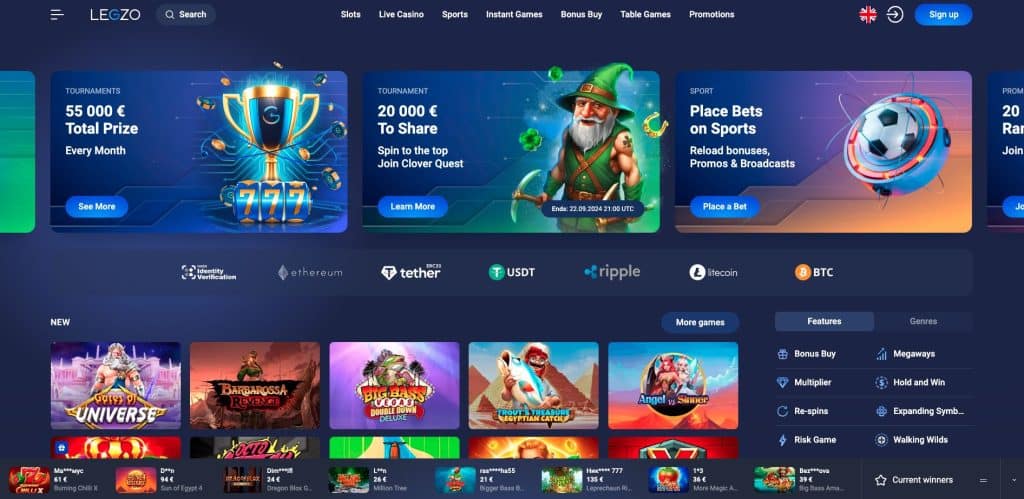 Legzo casino Česká republika