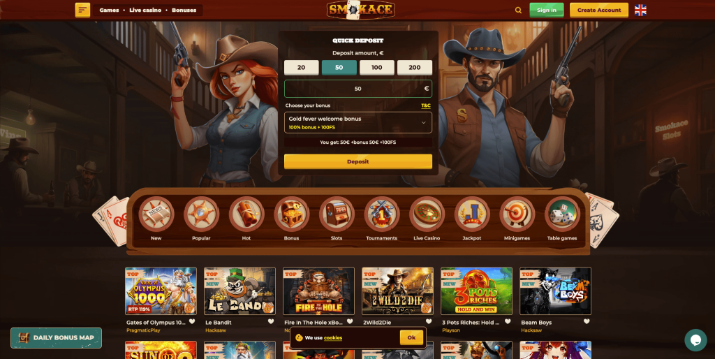 Smokace casino Česká republika