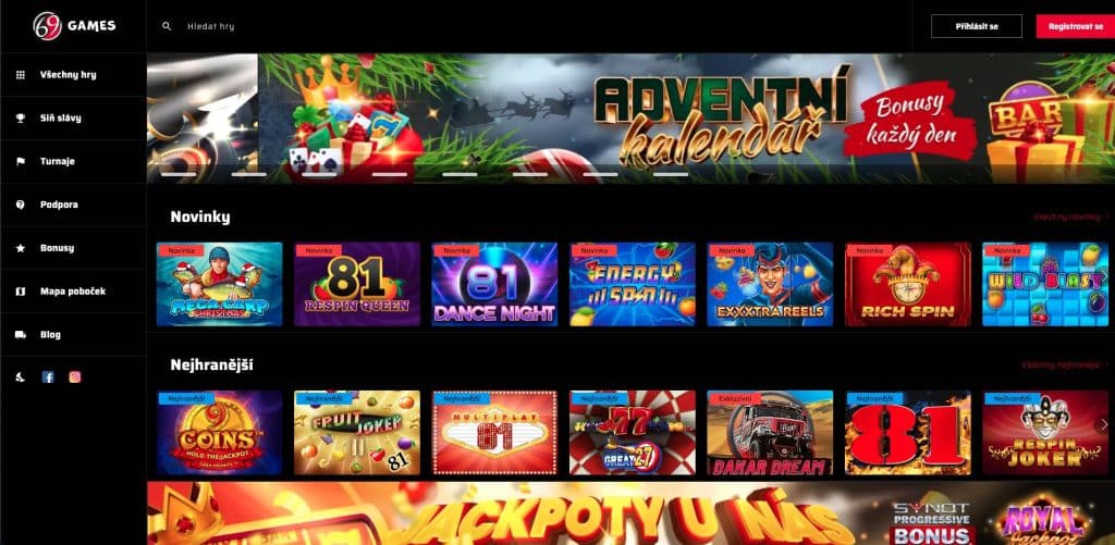 69games casino Česká republika