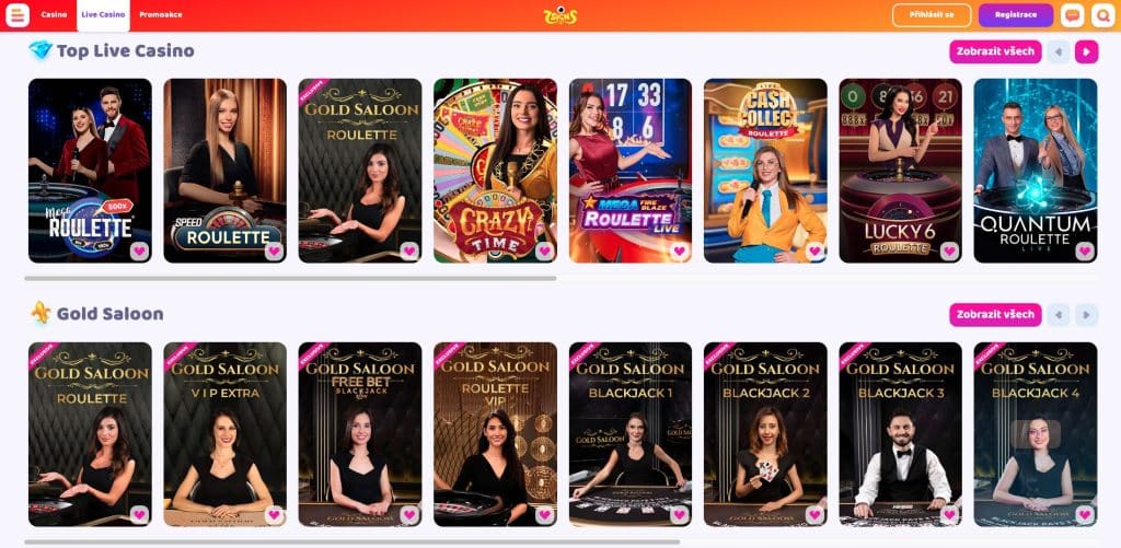 Casino s živými dealery