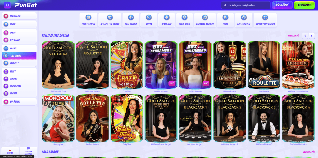 Casino s živými dealery