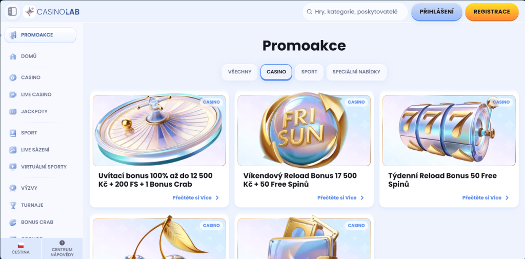 CasinoLab casino bonusy