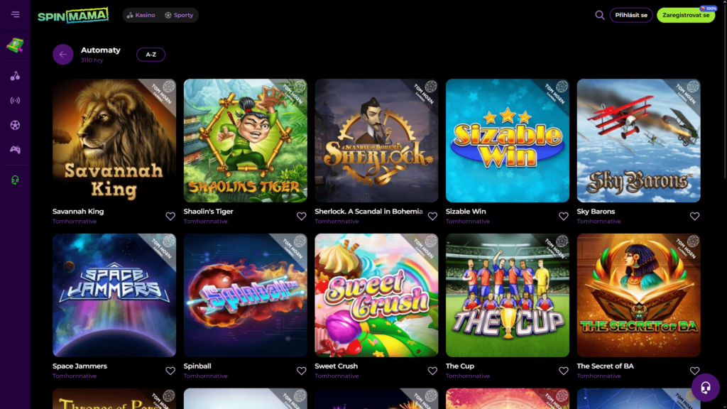 Spinmama hrací automaty