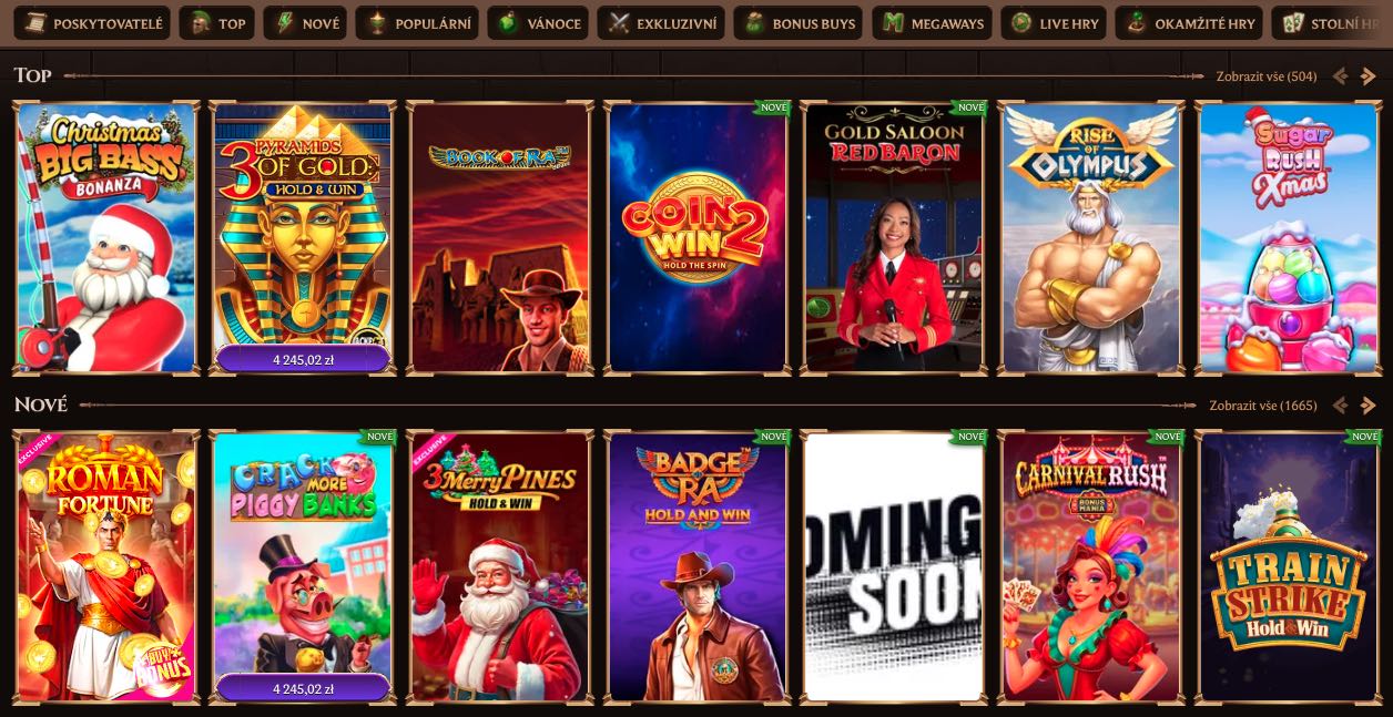 Lanista hrací automaty