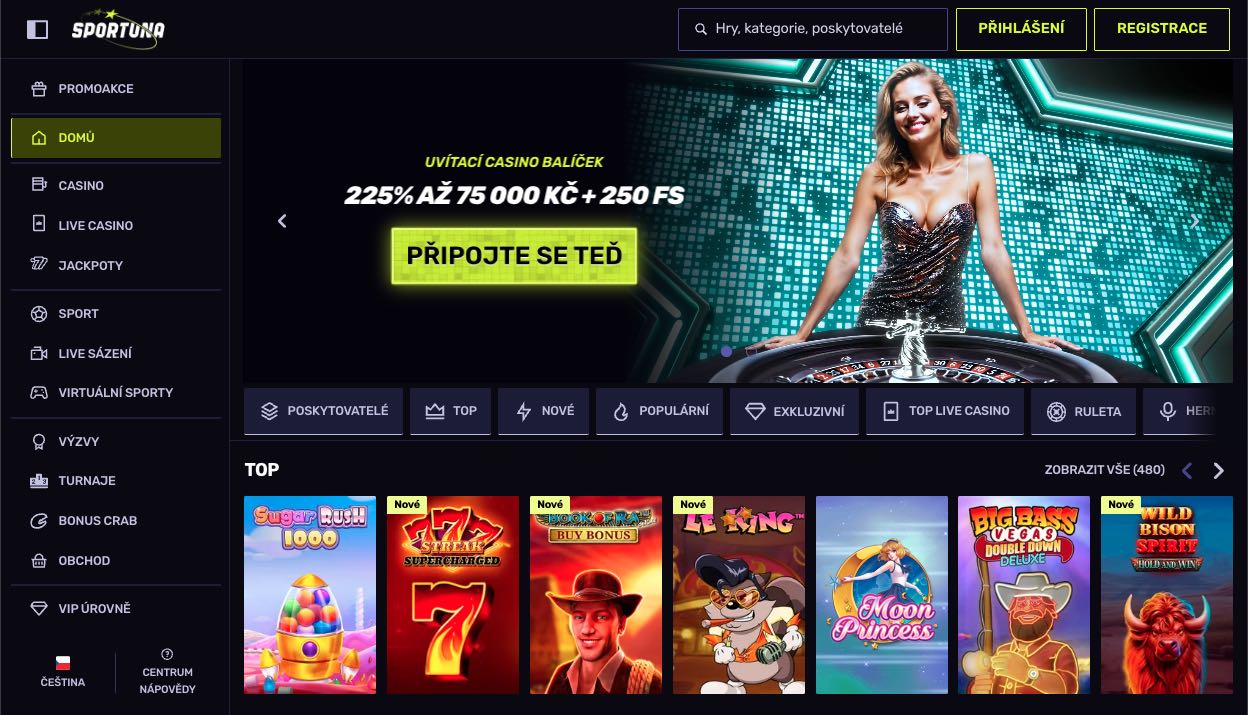 Sportuna casino Česká republika
