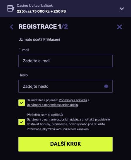 Sportuna casino registrace