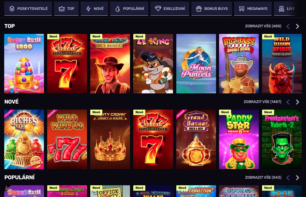 Sportuna hrací automaty