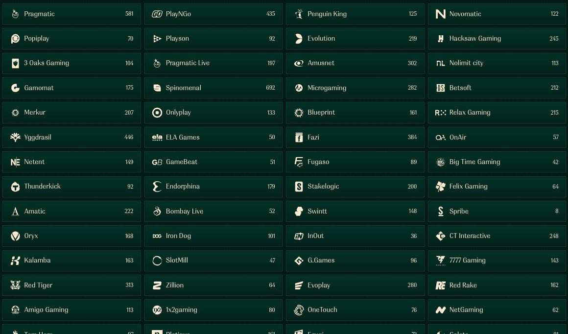 Vývojáři casino her