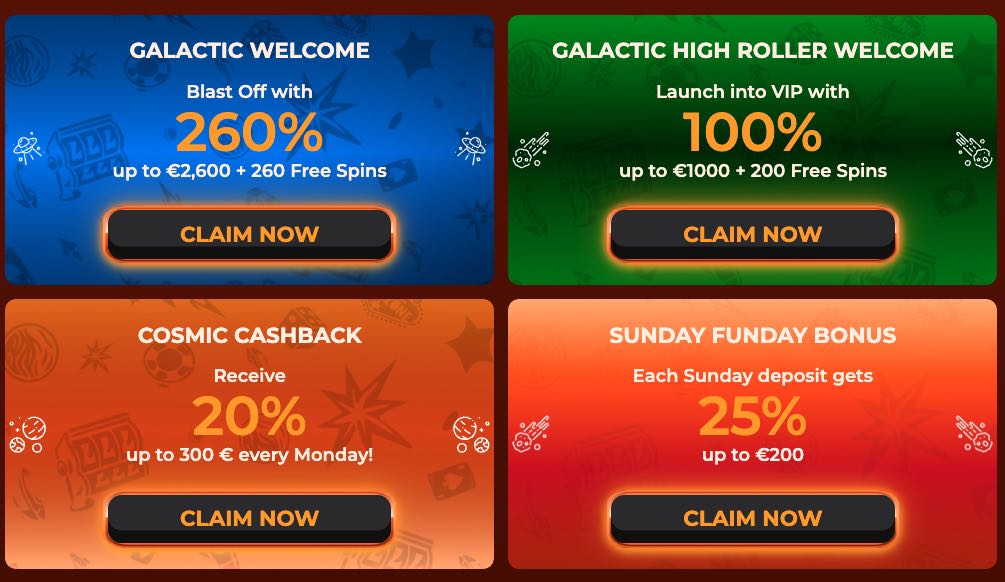 Vegazone casino bonusy