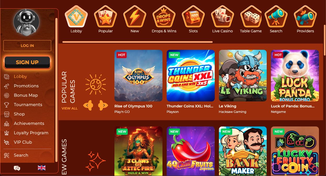 Vegazone hrací automaty