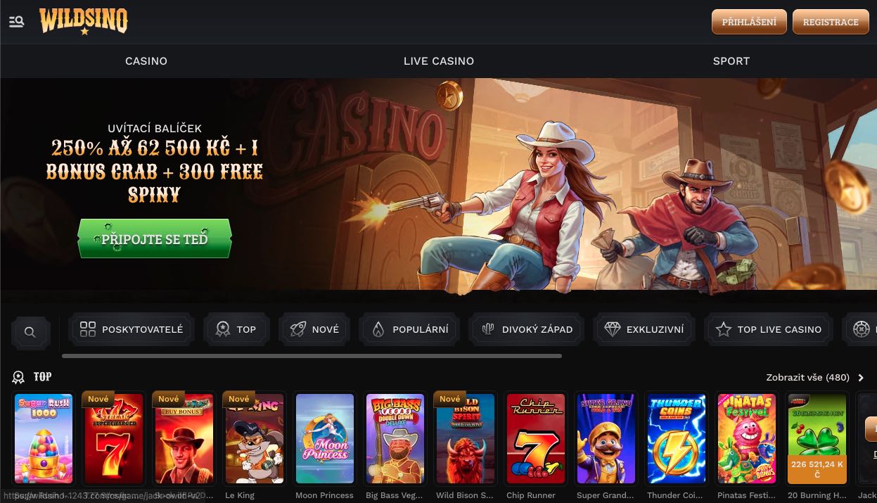 Wildsino casino Česká republika