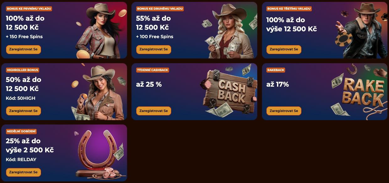 Rodeoslot casino bonusy