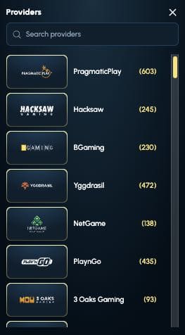 Vývojáři casino her