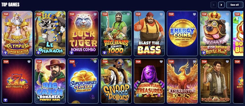 Trino hrací automaty