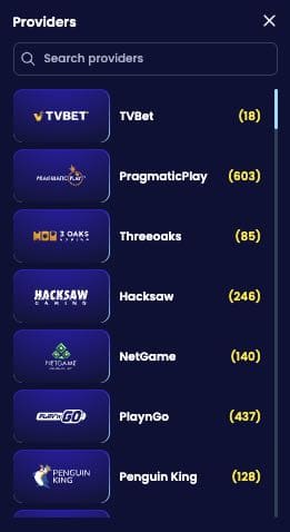 Vývojáři casino her