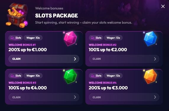 Wildzy casino bonusy