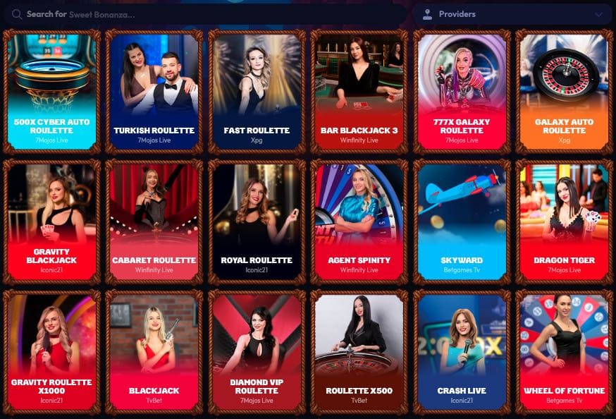 Casino s živými dealery