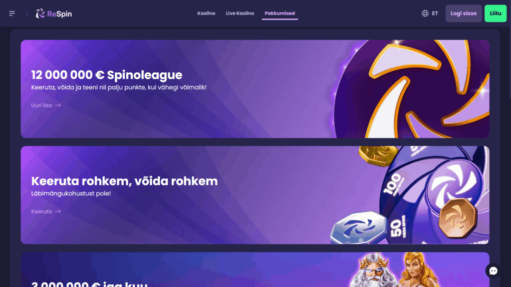 ReSpin kasiinokampaaniad