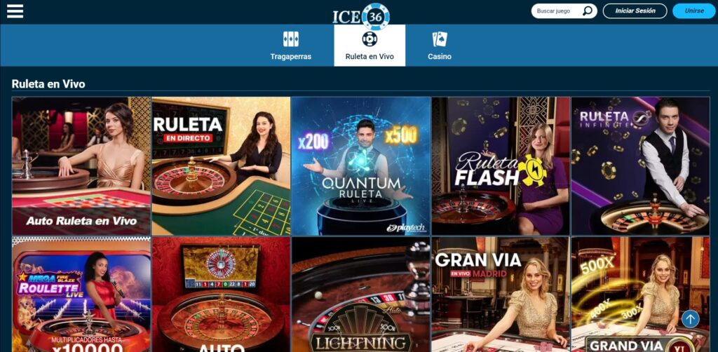 ice36 casino en vivo
