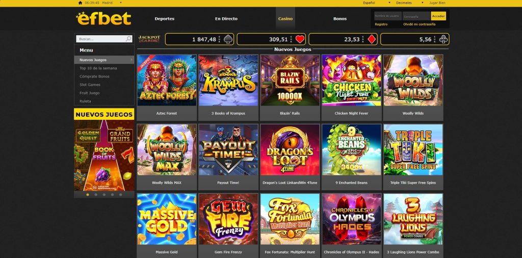 efbet juegos