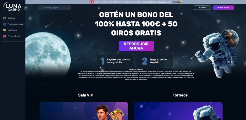 Luna casino promociones