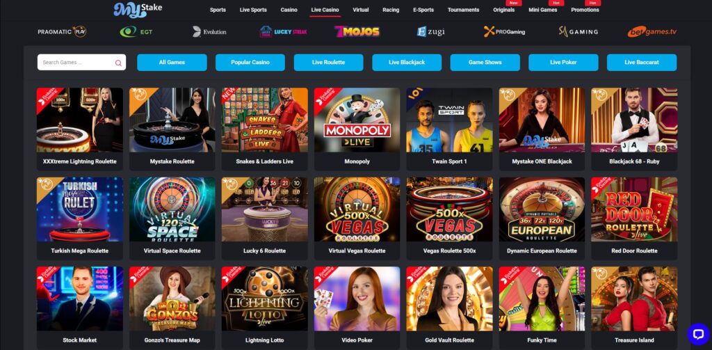 mystake zontanó kazíno