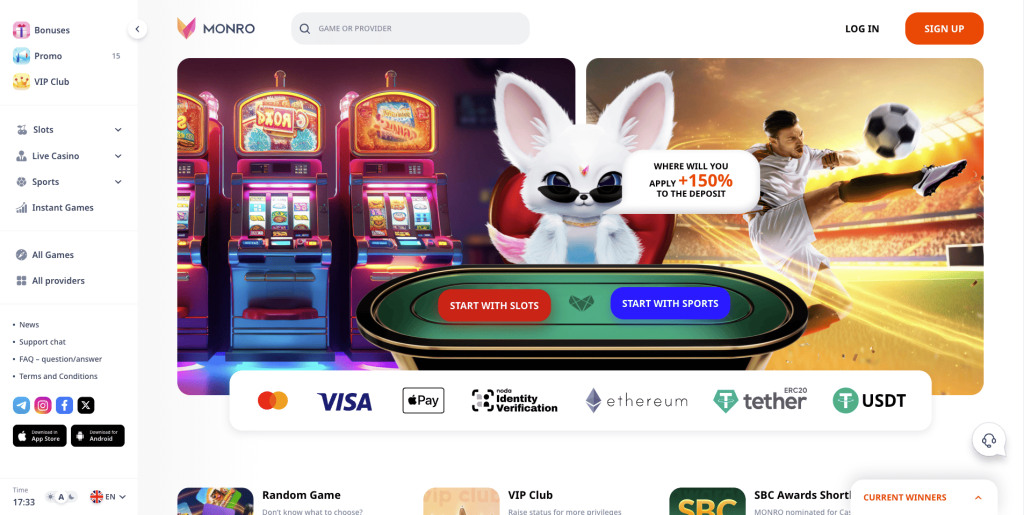 Monro Casino Ελλάδα