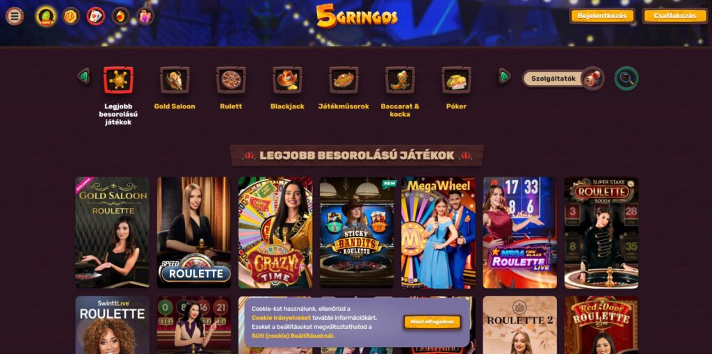 5gringos elo kaszino