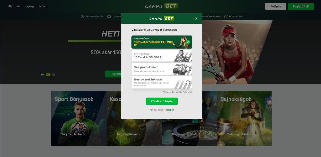 campobet regisztracio