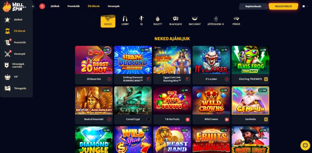 hellspin jatekok