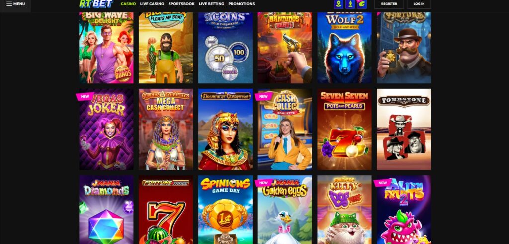 rtbet Nyerőgépek