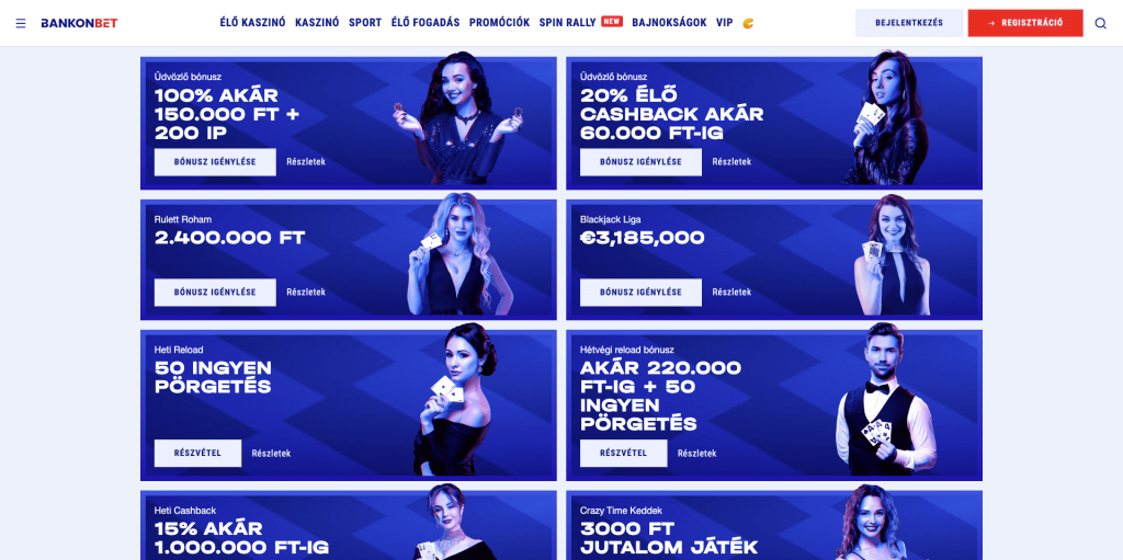 BankonBet Casino Bónuszok