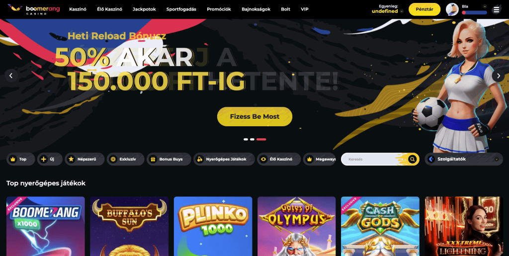 Boomerang Casino Magyarország