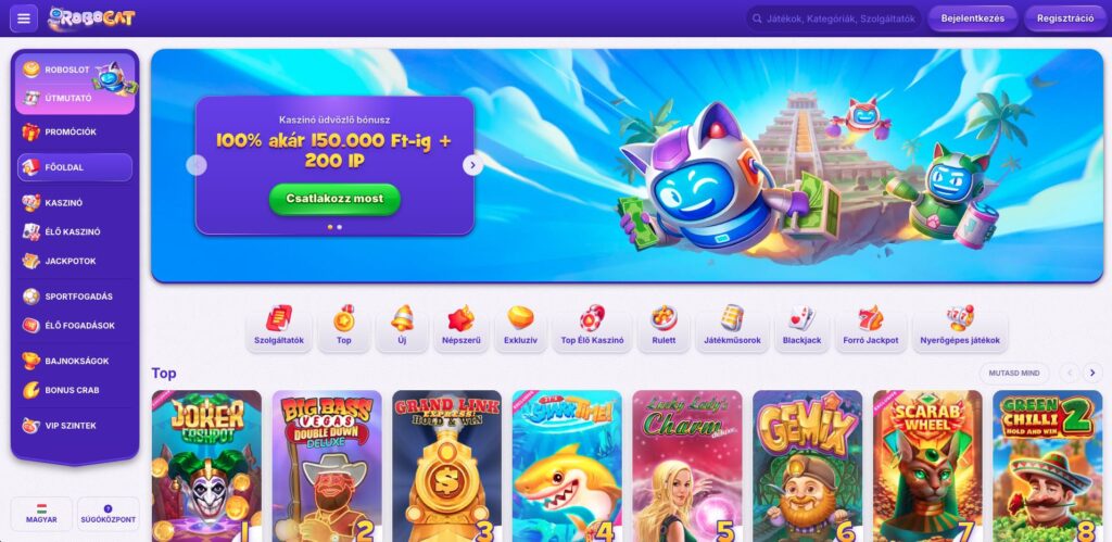 Robocat Casino Magyarország