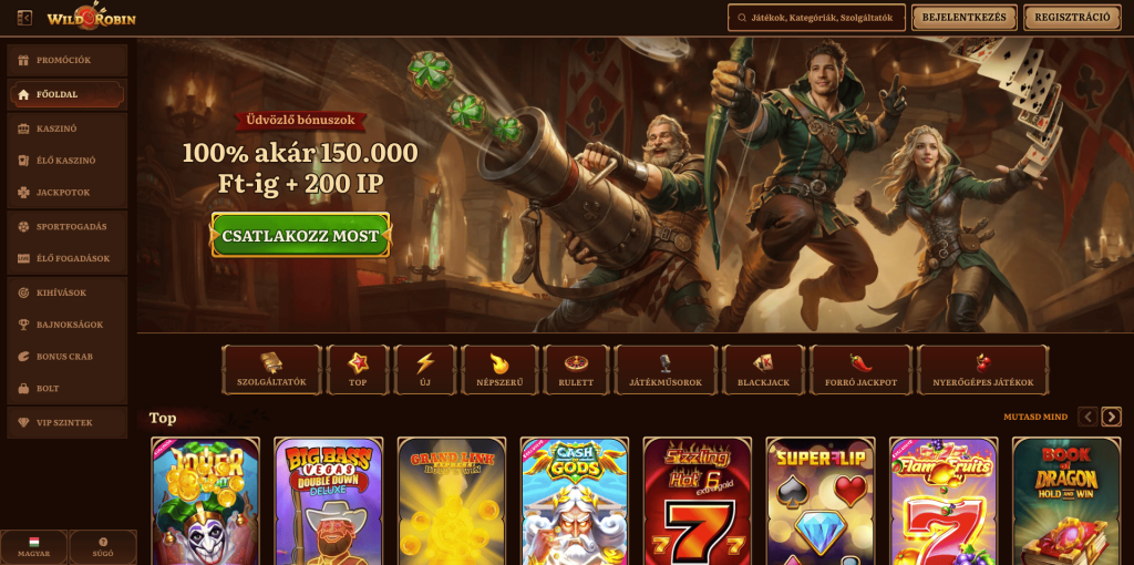 Wild Robin Casino Magyarország